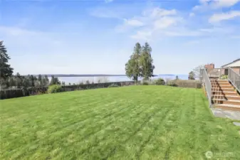 Peaceful views of Puget Sound.