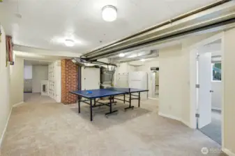 Bonus area between rec room and bedroom (door on the right side of this photo is the 3rd bedroom).