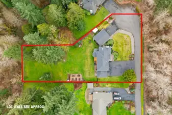 Lot lines are approximate