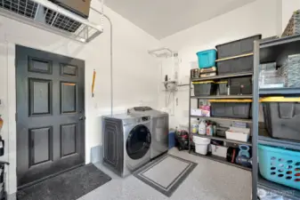 A second laundry area in addition to the 2nd floor laundry room in the home