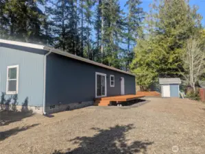 View of back of home.