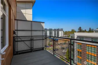 Large Balcony off Living Room