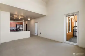 Open Concept Living Room and Kitchen