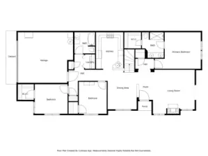 Main-level living in a home with the primary suite, 2 additional bedrooms, an additional full bathroom, and all living spaces and utilities on the main level. Sure, the upper level holds two more bedrooms and another full bathroom, but with everything on the main, you can choose to use the stairs or live entirely on the main level. With the primary suite on one side of the home and the other bedrooms on the other side, the layout offers privacy and peace for you and guests.