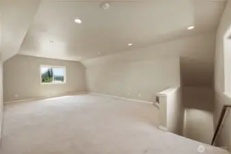 Room above attached garage