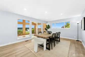 Flows to the Dining Room