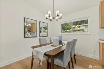 Dedicated dining space, perfect for family dinners or entertaining.