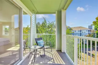 Private deck off Primary Suite