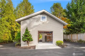 Additional detached garage has water, sewer, electrical for possible ADU.