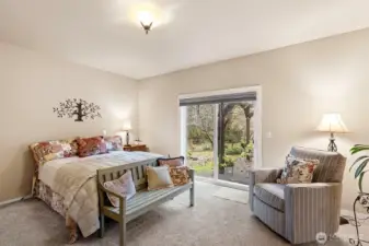 Primary with slider to back yard