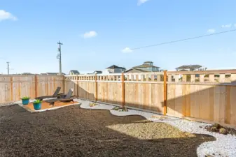 Low Maintenance Landscaped Front Yard