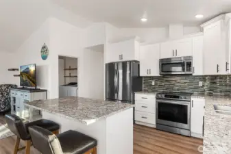 Kitchen with Granite Counters