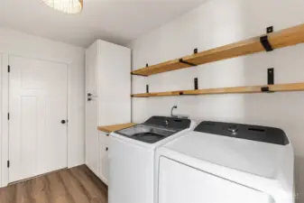 Utility / Laundry Room with Storage