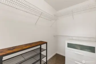 Primary walk-in closet
