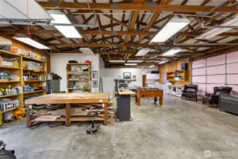 Sit in your chairs & watch others play ping pong or Foosball