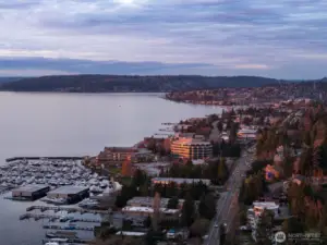 Convenient location to Carillon Point, Downtown Kirkland, SR 520 and Bellevue