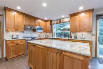 Large garden window over the sink