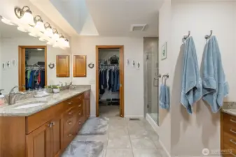 Primary bath was remodeled in 2017
