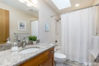 Full upstairs hall bath