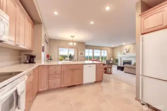 You can work in your kitchen and enjoy the views!