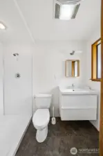 3/4 bath in primary just completed a few weeks ago.