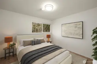 Second bedroom (virtually staged)