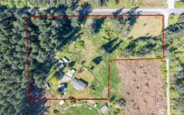 Property lines after recent boundary line adjustment. For reference only