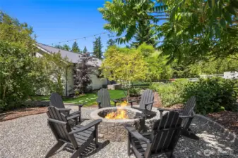 You have to have a fire pit . . . and we do!