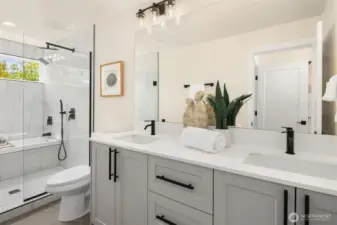 Photo from staged model unit with similar floor plan