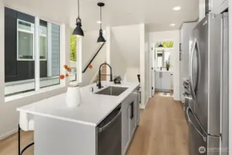 Photo from staged model unit with similar floor plan