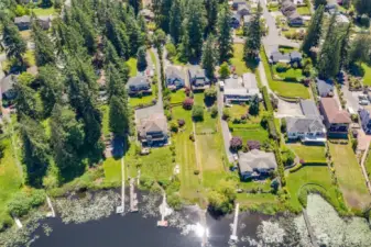 Another great look at the entire property and partial lake!