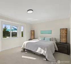 Replaced sliding closet doors with obscured glass