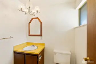 Primary half bath
