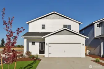 Example of the Beech floor plan to be located at 9739 Hay Street SE