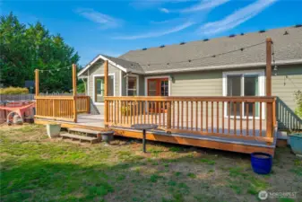 Another view of the back deck