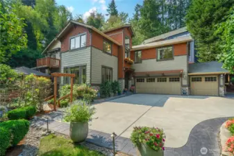 Nestled on a 0.66-acre lot in Bellevue’s coveted Robinswood neighborhood