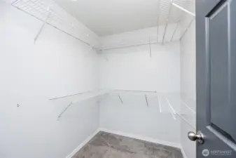 walk in closet in primary