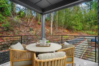 Covered Balcony off Great Room