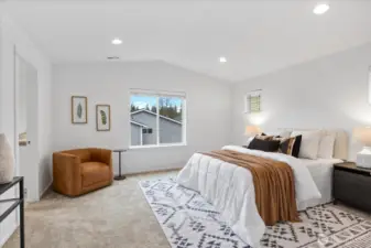 Large Primary Bedroom with en suite to relax and have your own retreat!