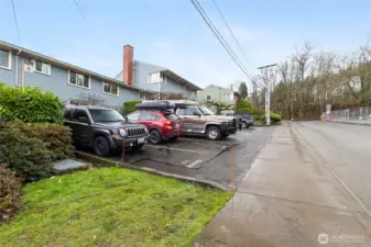 reserved parking space