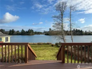 View from the back deck