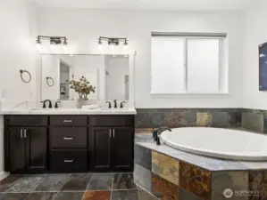 5 piece primary bathroom.