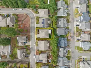 Arial view of the homes location in Sawyer Crest II.