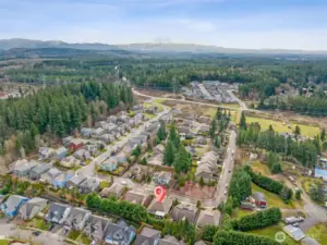 The quiet neighborhood of Sawyer Crest II.