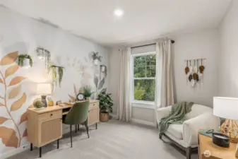 Upstairs bedroom or home office!