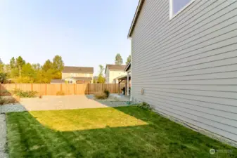 Fun grass area for family games and fun!