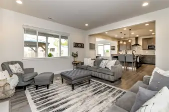 Open floorplan of main living areas.