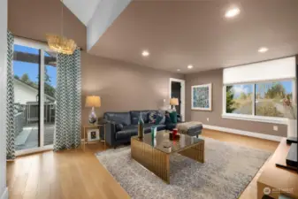 Family room - upper level (staged)