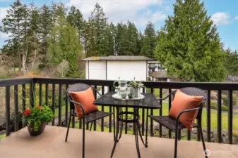 Not your typical condo. You are enjoying green space, a stream and next to public lands.