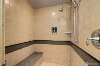 large shower